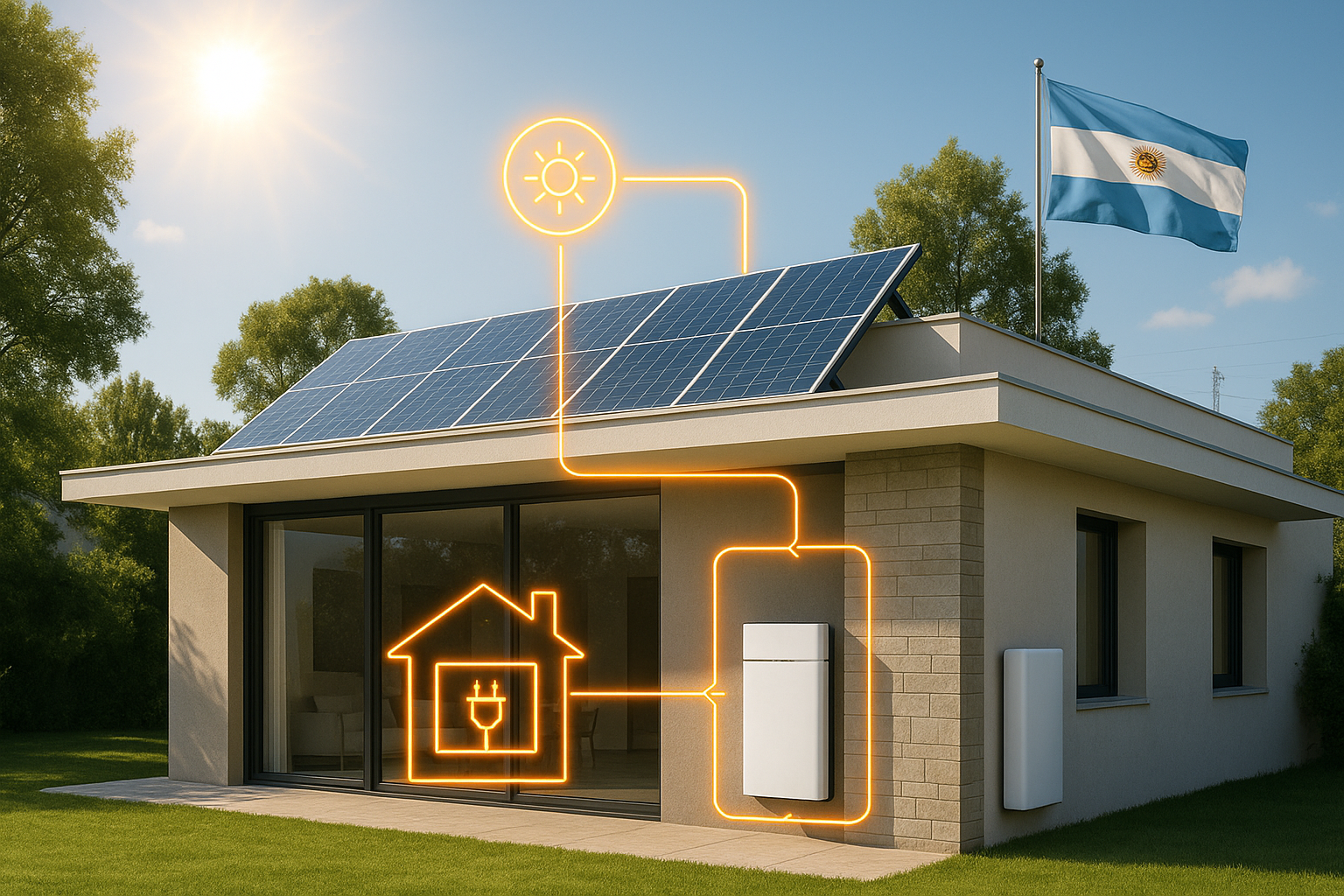 Energía Solar con Baterías en Argentina: Autonomía, Ahorro y Seguridad Energética para Hogares y Empresas